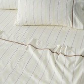Linen House Stripe Kiera Cotton Sateen Sheet Set