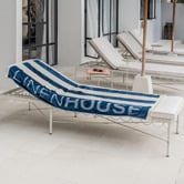 Linen House Logo 550GSM Cotton Velour Beach Towel