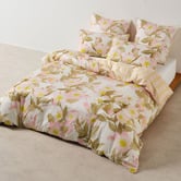 Linen House Camellia Cotton Sateen Quilt Cover Set