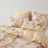 Linen House Camellia Cotton Sateen Quilt Cover Set