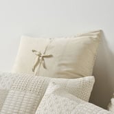 Linen House Adeline Cotton Jacquard European Pillowcase
