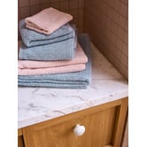Linen House Reed Cotton Terry Bathroom Towels