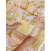 Linen House Reed Cotton Terry Bathroom Towels