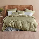 Linen House Haven Bamboo &amp; Cotton Sateen Quilt Cover Set
