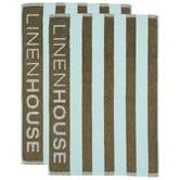 Linen House Stripe Cotton Terry Tea Towels