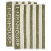 Linen House Stripe Cotton Terry Tea Towels