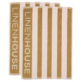 Linen House Stripe Cotton Terry Tea Towels
