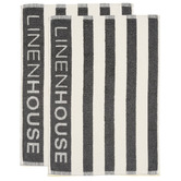 Linen House Stripe Cotton Terry Tea Towels
