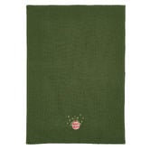 Linen House Embroidered Bauble Cotton Waffle Tea Towels