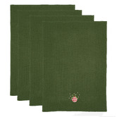 Linen House Embroidered Bauble Cotton Waffle Tea Towels