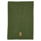 Linen House Embroidered Gingerbread Cotton Waffle Tea Towels