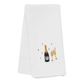Linen House Embroidered Bubbles Cotton Waffle Tea Towels