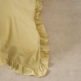 Linen House Vintage Ruffle Cotton &amp; Linen Reversible Quilt Cover Set