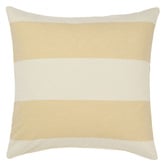 Linen House Butter Vintage Wide Stripe Cotton &amp; Linen European Pillowcase