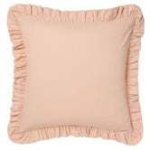 Linen House Vintage Ruffle Cotton &amp; Linen European Pillowcase