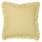 Linen House Vintage Ruffle Cotton &amp; Linen European Pillowcase