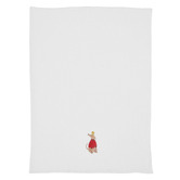 Linen House Embroidered Whippet Cotton Waffle Tea Towels