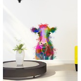 Bambino Decals Rainbow Cow Wall Sticker