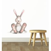Bambino Decals Bunny With Big Feet Wall Sticker
