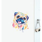 Bambino Decals Fawn Pug Wall Sticker