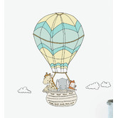 Bambino Decals Safari Hot Air Balloon Wall Sticker