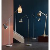 Luminea Scandinave 1 Light Metal Floor Lamp