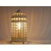 Luminea 30cm Pontoise  Wooden Tripod Table Lamp