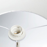 Luminea 45.5cm Brass Croix Marble &amp; Metal  Table Lamp