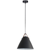 Luminea Beaune Metal Cone Pendant