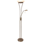 Luminea White Saint-Gratien LED Metal Floor Lamp