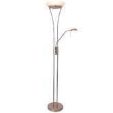 Luminea White Saint-Gratien LED Metal Floor Lamp