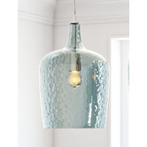 Luminea Fleury Textured Glass Pendant Light