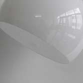 Luminea White Niort Marble &amp; Metal Floor Lamp