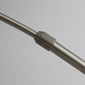 Luminea White Niort Marble &amp; Metal Floor Lamp