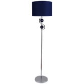 Luminea Blanker Metal Ball Floor Lamp