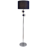 Luminea Blanker Metal Ball Floor Lamp