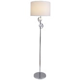 Luminea Blanker Metal Ball Floor Lamp