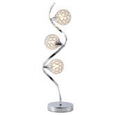 Luminea Vickie Metal Abstract Table Lamp