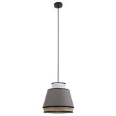 Luminea Potpie Rattan Pendant Light