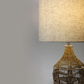 Luminea Harrell Hemp Rope Table Lamp