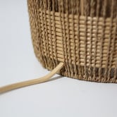 Luminea Harrell Hemp &amp; Linen Floor Lamp