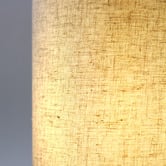 Luminea Harrell Hemp &amp; Linen Floor Lamp