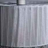 Luminea Margot Chandelier with Fabric Shade
