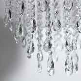 Luminea Margot Chandelier with Fabric Shade