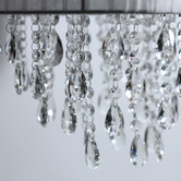 Luminea Margot Chandelier with Fabric Shade