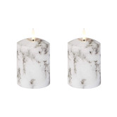 Luminea Remote LED Flameless Wax Pillars