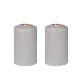 Luminea Remote LED Flameless Wax Pillars