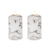 Luminea Remote LED Flameless Wax Pillars