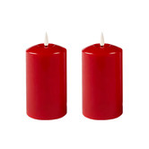 Luminea Remote LED Flameless Wax Pillars