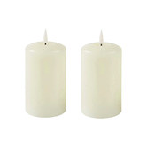 Luminea Remote LED Flameless Wax Pillars